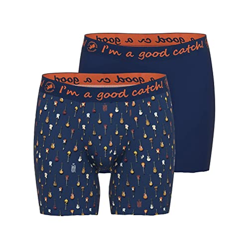 A FISH NAMED FRED 2er Pack Herren Long Pants Boxershort Unterwäsche Gitarren, Grösse:5XL, Farbe:Design 07 A FISH NAMED FRED 2er Pack Herren Long Pants Boxershort Unterwäsche Gitarren, Grösse:5XL, Farbe:Design 07 von A FISH NAMED FRED