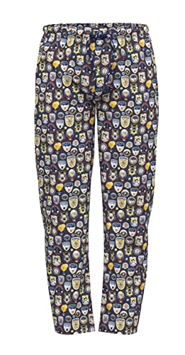 A FISH NAMED FRED Pyjamahose - Schlafanzug - Homewear - Hose, Skigebiet Badges, Grösse:L, Farbe:Design 011 von A FISH NAMED FRED