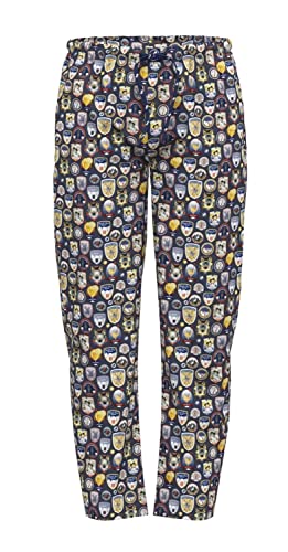 A FISH NAMED FRED Pyjamahose - Schlafanzug - Homewear - Hose, Skigebiet Badges, Grösse:M, Farbe:Design 011 von A FISH NAMED FRED