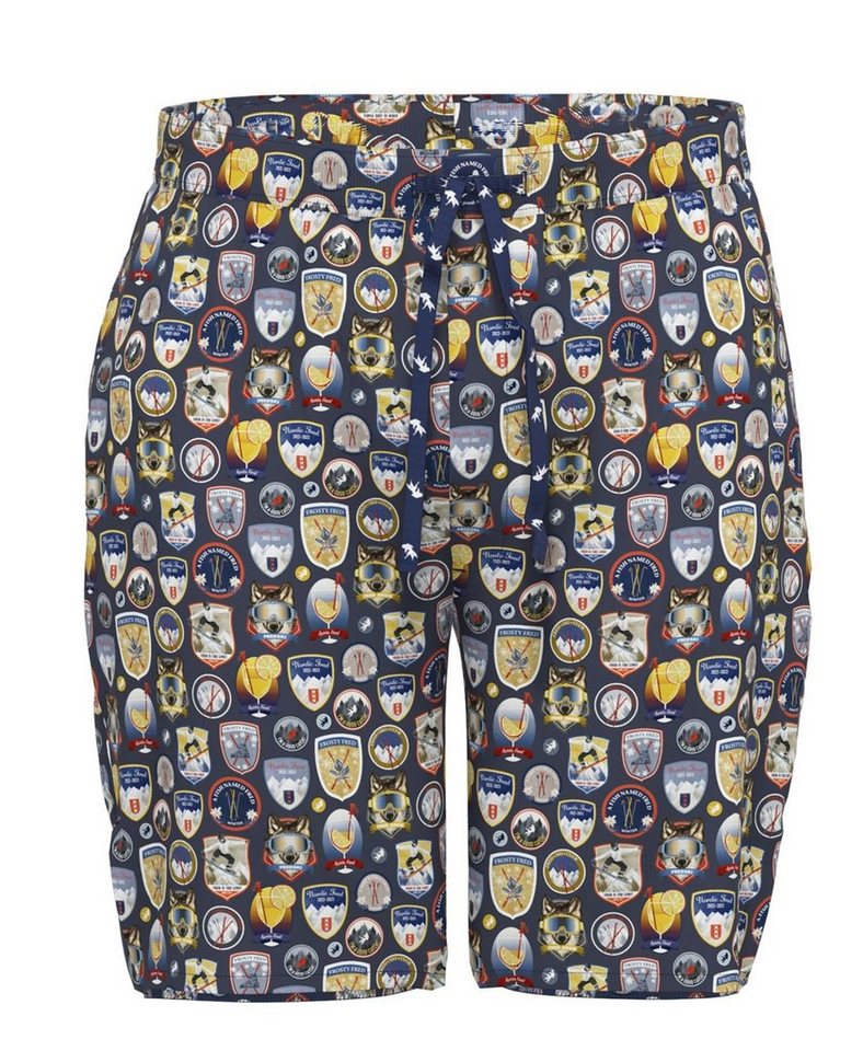 A Fish named Fred Pyjamashorts Herren Pyjamashorts (1-tlg) Baumwolle Modisches Design von A Fish named Fred