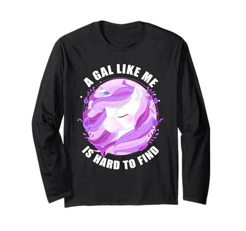 A Gal Like Me is Hard to Find – Women Kids Unicorn Mother's Langarmshirt von A Girl Like Me is Hard to Find – Women Unicorn