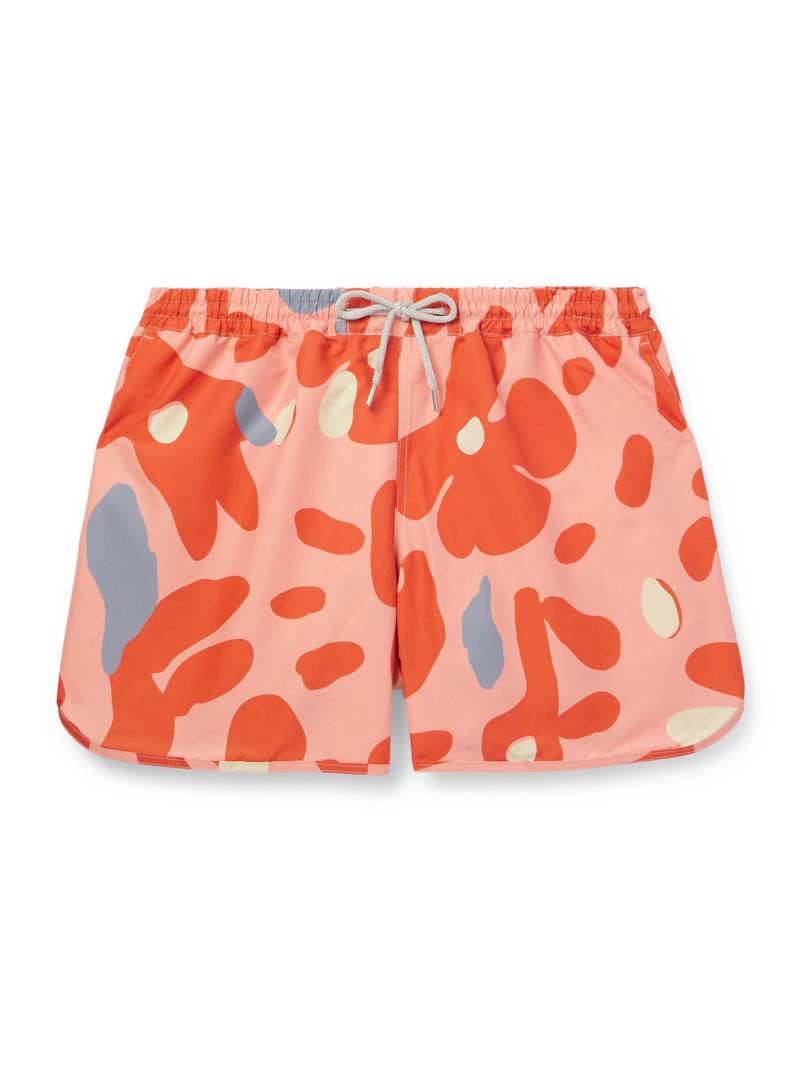 A Kind Of Guise - Gili Straight-Leg Short-Length Printed Shell Swim Shorts - Men - Orange - S von A Kind Of Guise