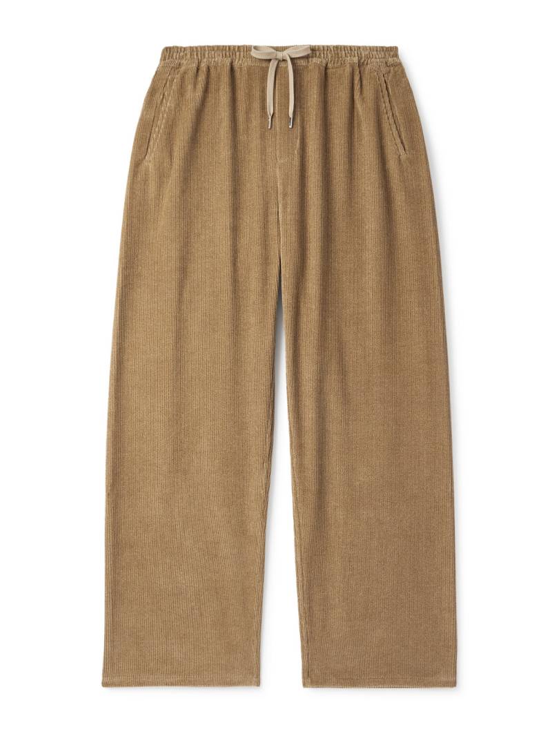 A Kind Of Guise - Samurai Wide-Leg Cotton-Corduroy Drawstring Trousers - Men - Neutrals - IT 48 von A Kind Of Guise