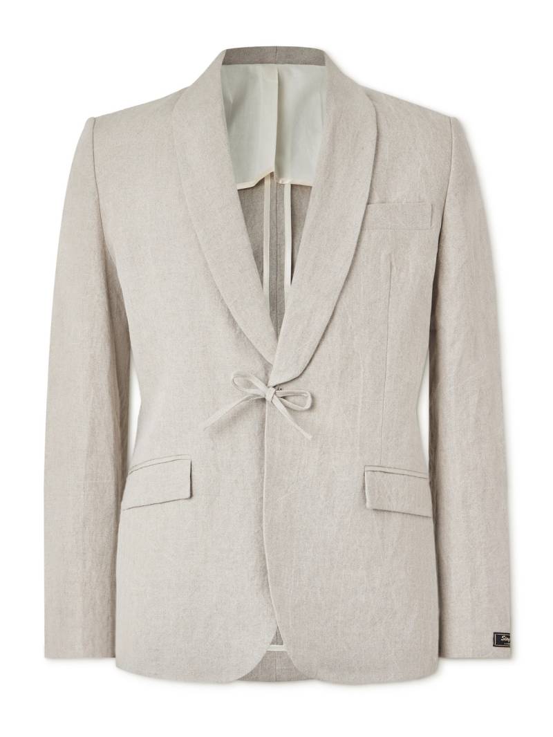 A Kind Of Guise - Shinji Linen Suit Jacket - Men - Neutrals - IT 50 von A Kind Of Guise