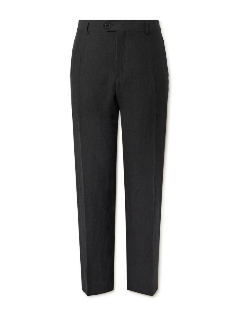 A Kind Of Guise - Straight-Leg Linen Suit Trousers - Men - Black - IT 48 von A Kind Of Guise