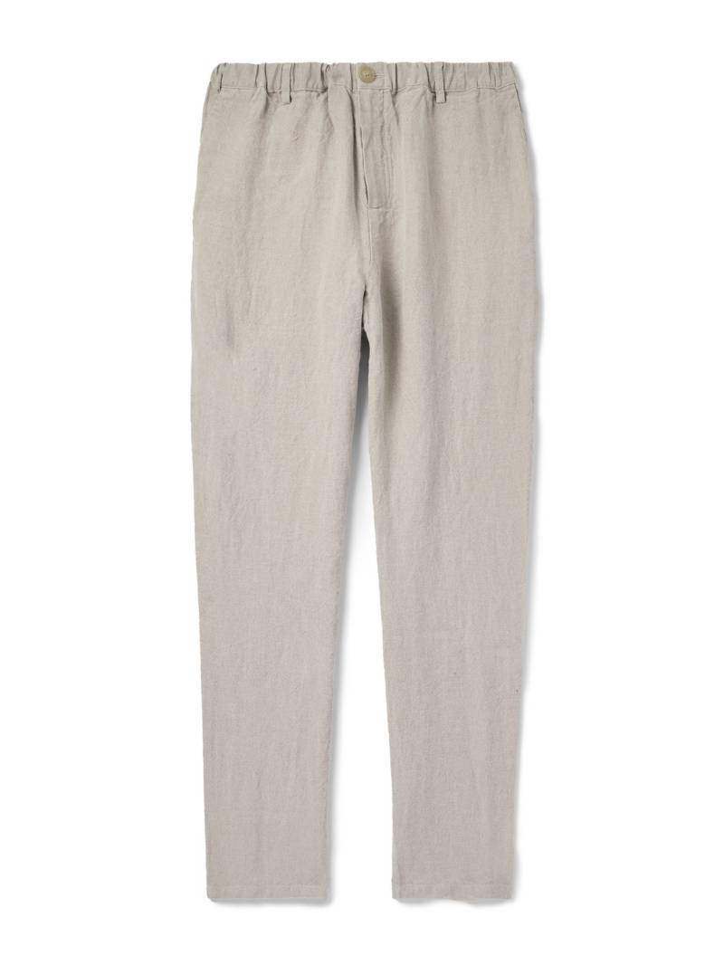 A Kind Of Guise - Tapered Linen Trousers - Men - Neutrals - IT 52 von A Kind Of Guise