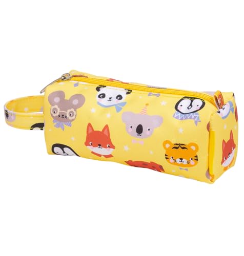 A Little Lovely Company Kinder Federmäppchen | Polyester, 20 x 8 x 7 cm, Tierfreunde, Schule von A LITTLE LOVELY COMPANY