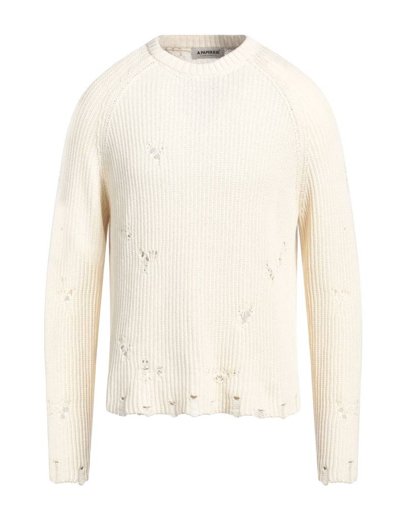 A PAPER KID Pullover Herren Elfenbein von A PAPER KID