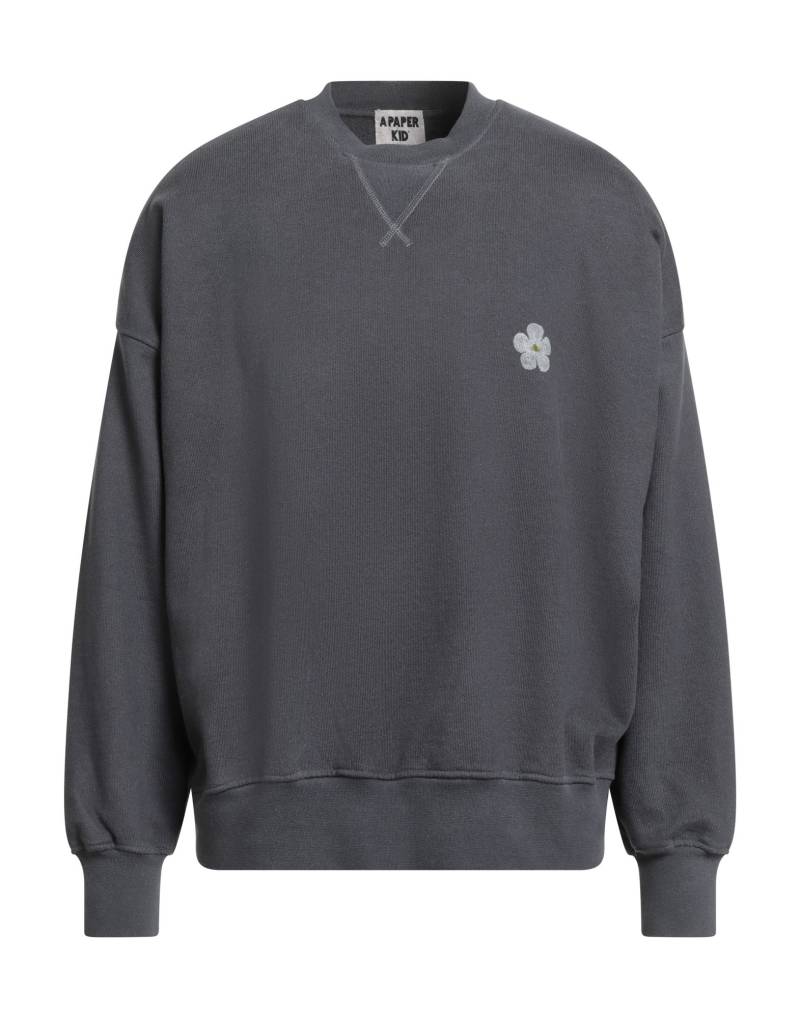 A PAPER KID Sweatshirt Herren Braungrau von A PAPER KID