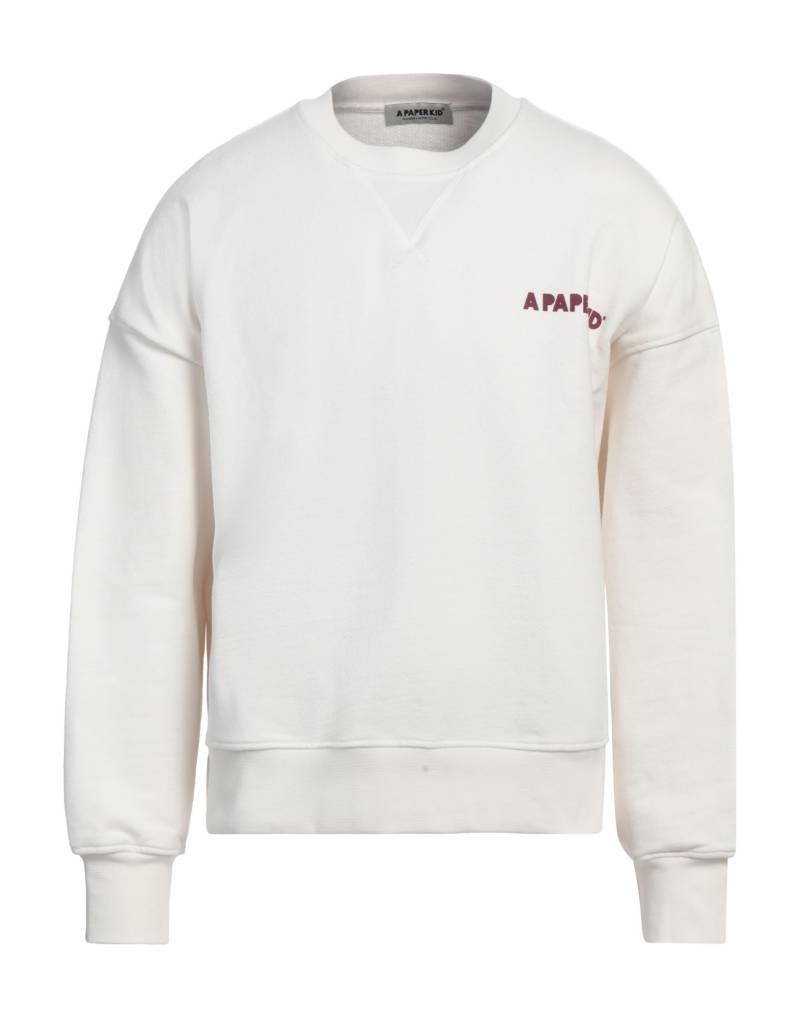 A PAPER KID Sweatshirt Herren Cremeweiß von A PAPER KID