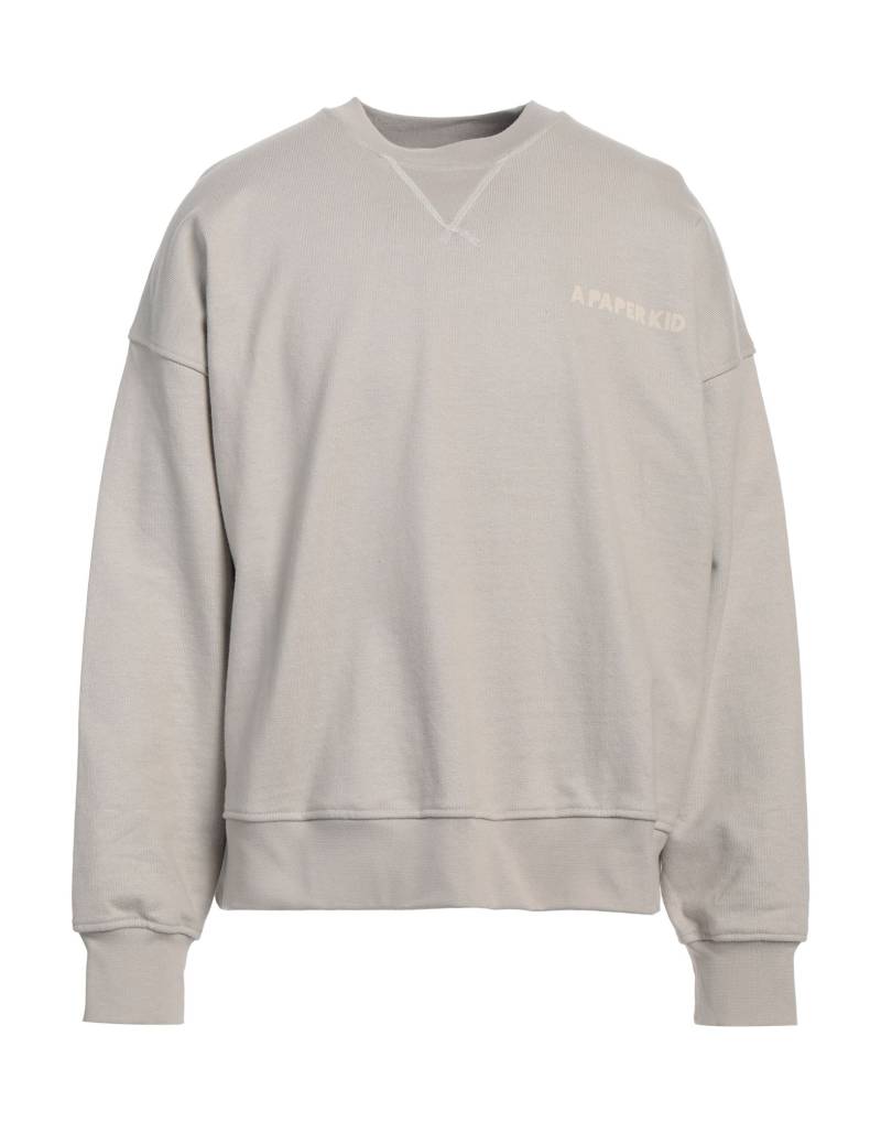 A PAPER KID Sweatshirt Herren Hellgrau von A PAPER KID