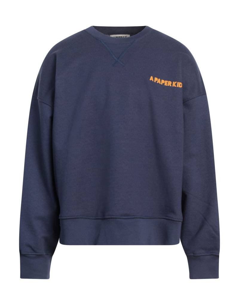 A PAPER KID Sweatshirt Herren Marineblau von A PAPER KID