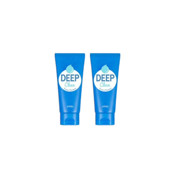 A'PIEU - Deep Clean Foam Cleanser - 130ml (2ea) Set von A'PIEU