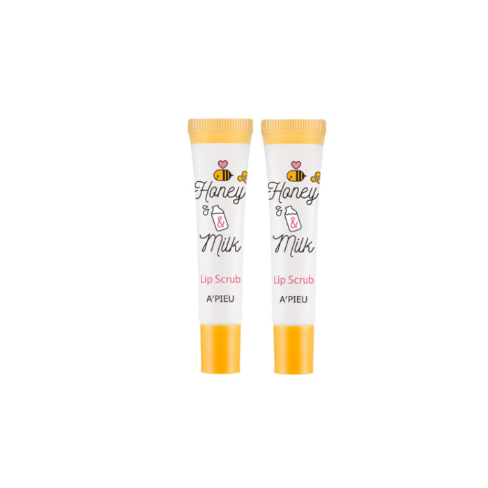 A'PIEU Honey & Milk Lip Scrub - 8ml (2ea) Set von A'PIEU