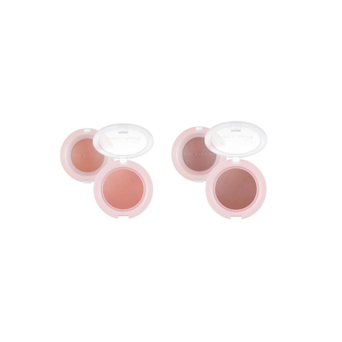 A'PIEU Juicy-Pang Jelly Blusher - 4.8g - BE02 Fig (1ea) + CR01 Peach (1ea) Set von A'PIEU
