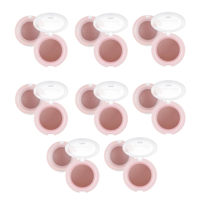 A'PIEU Juicy-Pang Jelly Blusher - 4.8g - BE02 Fig (8ea) Set von A'PIEU