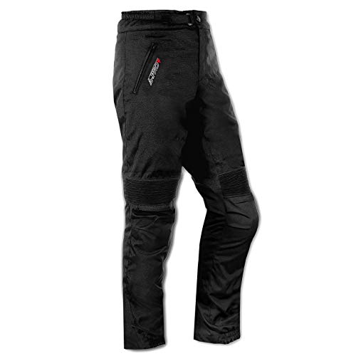 A-Pro wasserdichte Textilhose Thermofutter CE Protektoren Hose Textil Herren 40 von A-Pro