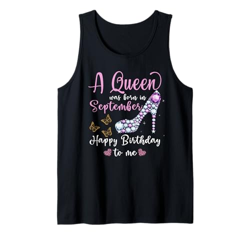 A Queen was Born in September Shirt Frauen Geburtstag Tank Top A Queen was Born in September Shirt Frauen Geburtstag Tank Top von A Queen Was Born in September Birthday Shirt Gift