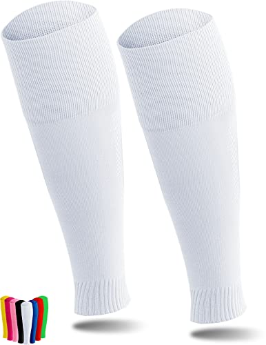 A R O C SPORTS TUBE Socken | Unisex One-Size | UNBRANDED | in vielen verschiedenen Farben | Sleeve/Stutzen für Fußball (Weiß) von A R O C SPORTS