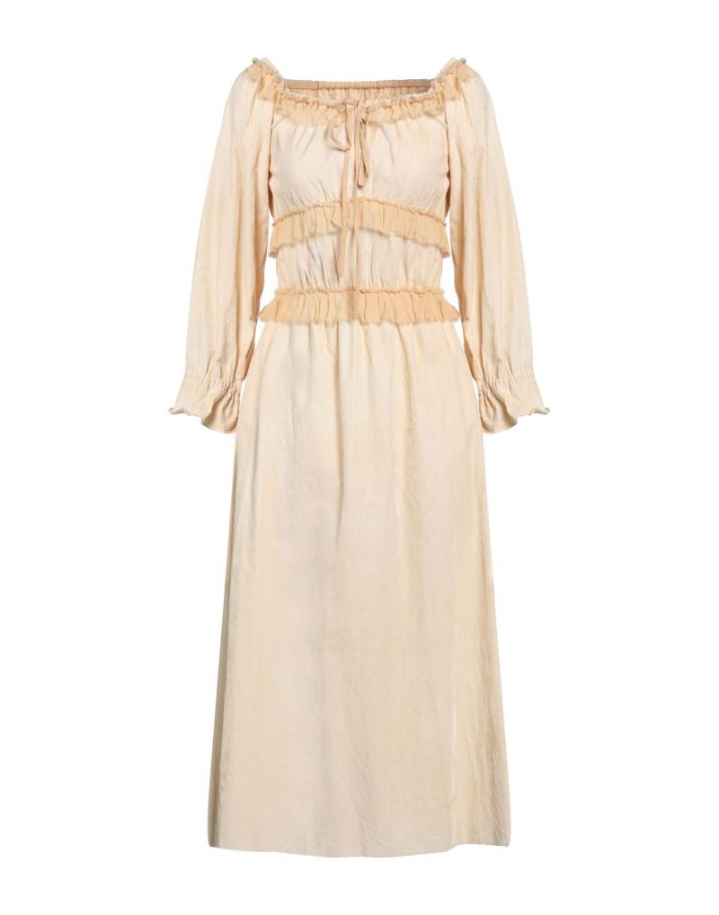 A TENTATIVE ATELIER Midi-kleid Damen Sand von A TENTATIVE ATELIER