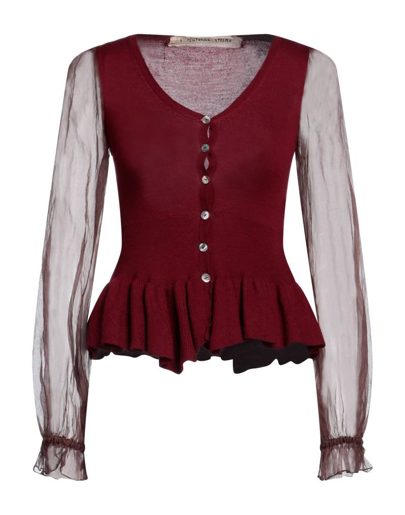 A TENTATIVE ATELIER Strickjacke Damen Bordeaux von A TENTATIVE ATELIER