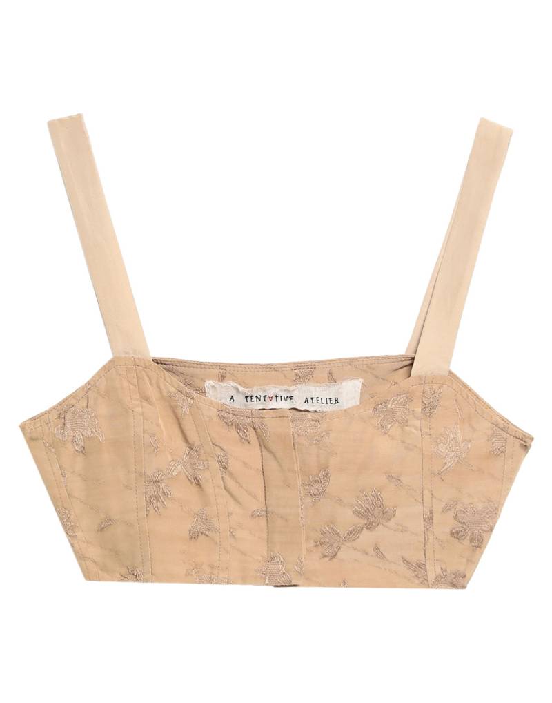 A TENTATIVE ATELIER Top Damen Kamel von A TENTATIVE ATELIER
