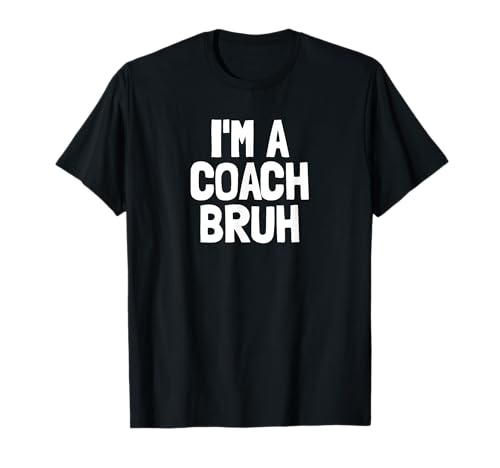 I'm A Coach Bruh Lustiges Halloween-Kostüm für Jungen T-Shirt von A Very Bruh Halloween Costume Co.