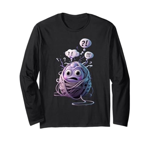 EIN Cartoon-Gehirncharakter, lustiges Unisex-Design, für Herren und Damen Langarmshirt EIN Cartoon-Gehirncharakter, lustiges Unisex-Design, für Herren und Damen Langarmshirt von A cartoon brain character Funny unisex Design tee