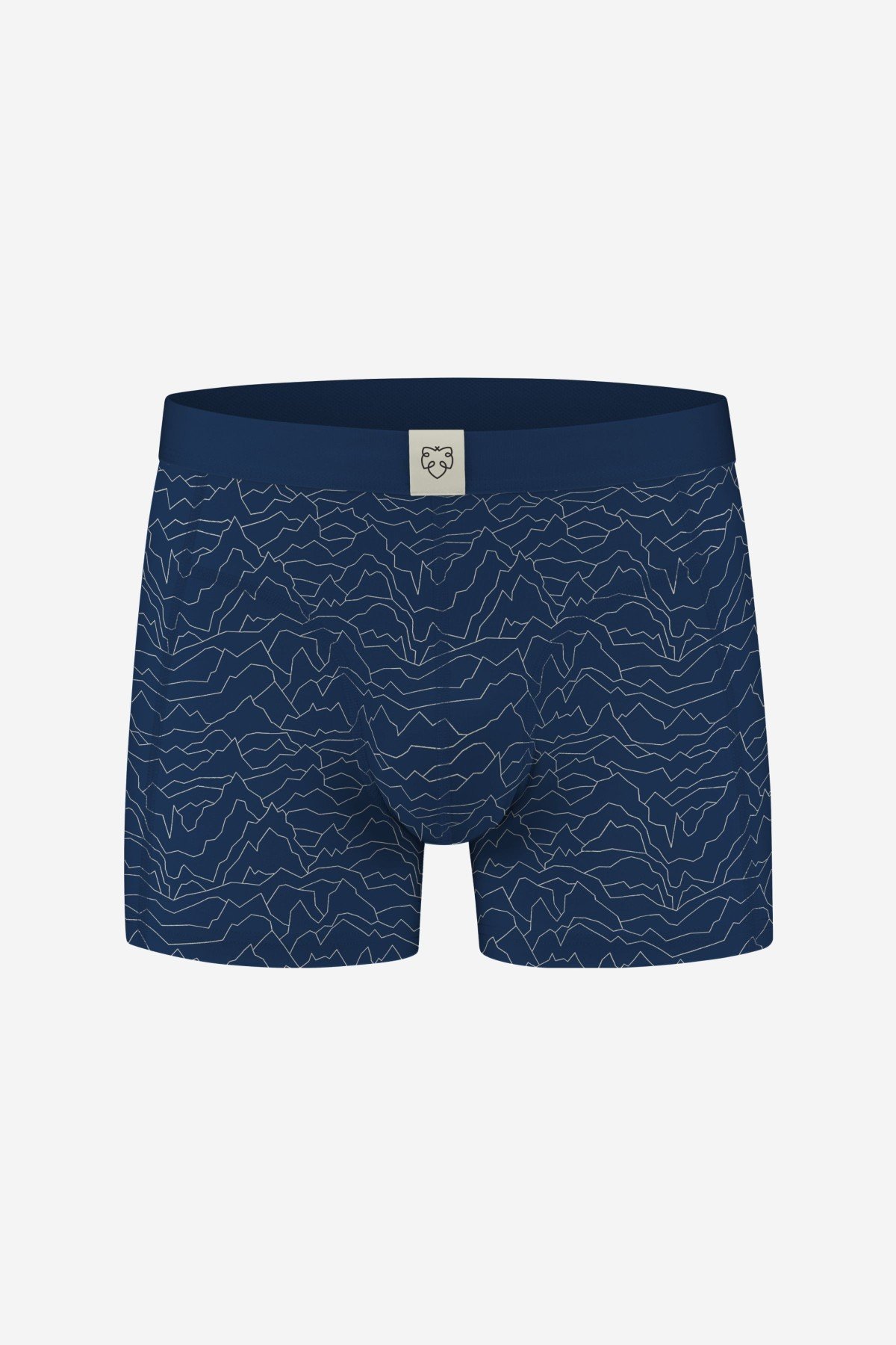 Boxer Brief Mountains Blau von A-dam