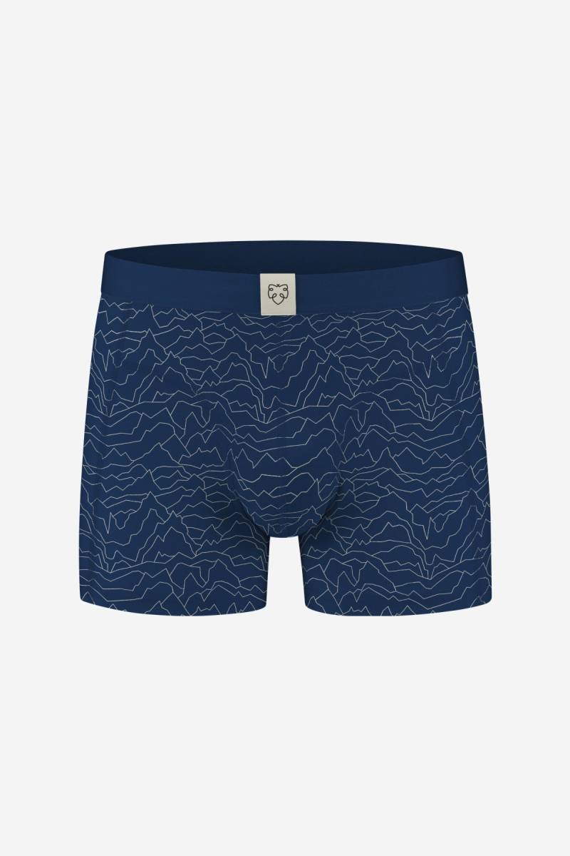 Boxer Brief Mountains Blau von A-dam