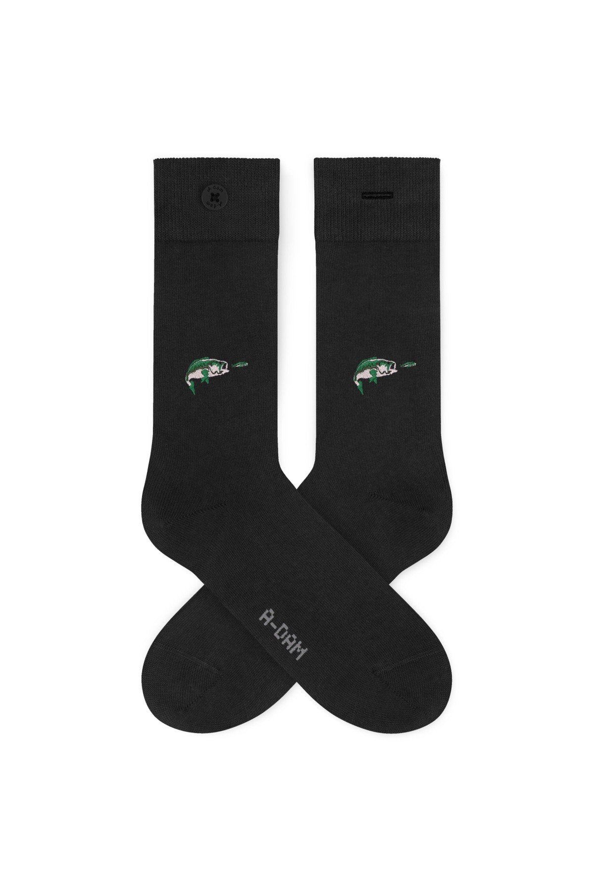 Socken Casual Fish Schwarz von A-dam