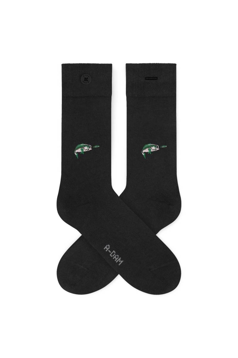 Socken Casual Fish Schwarz von A-dam