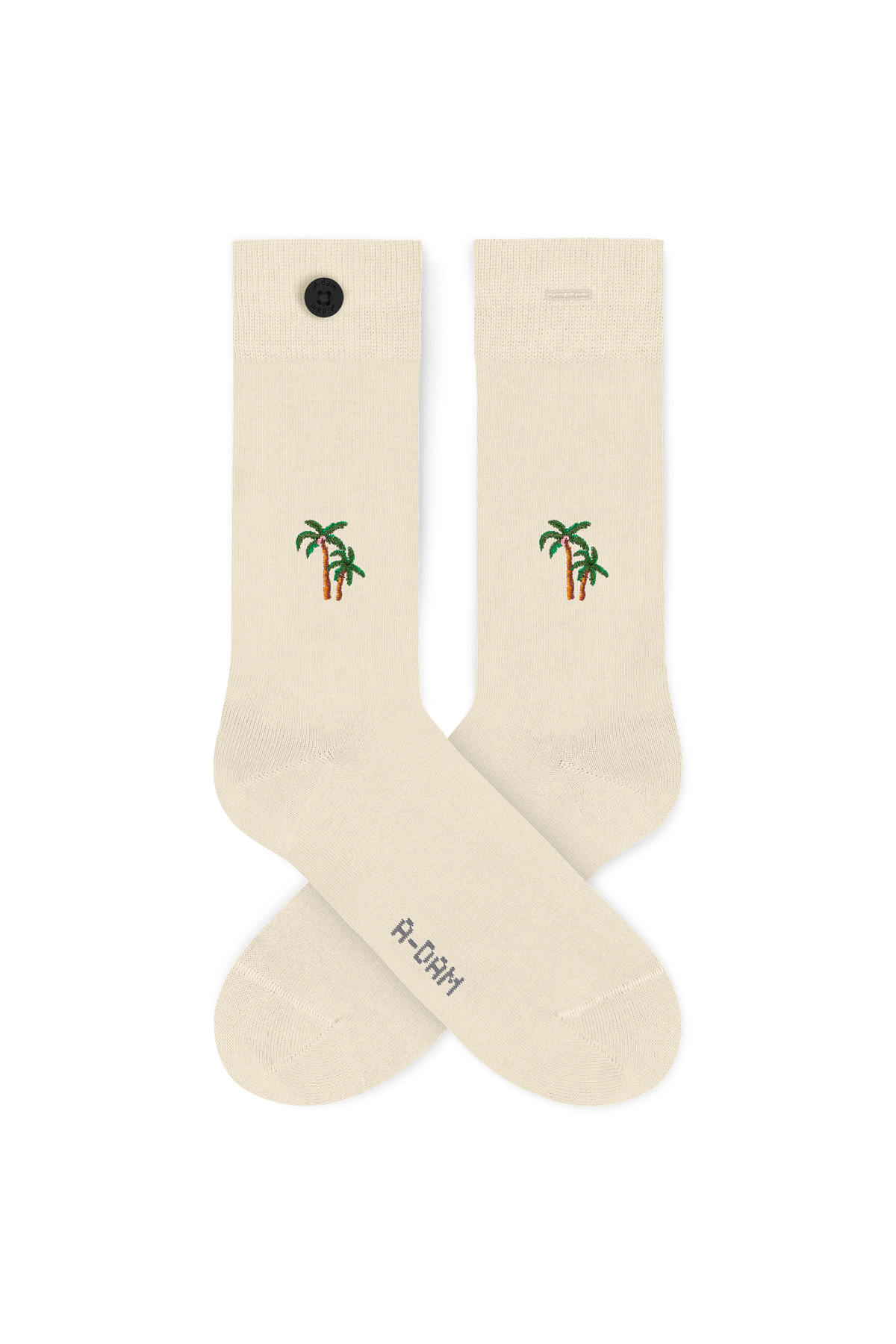 Socken Casual Palm Trees Off White von A-dam