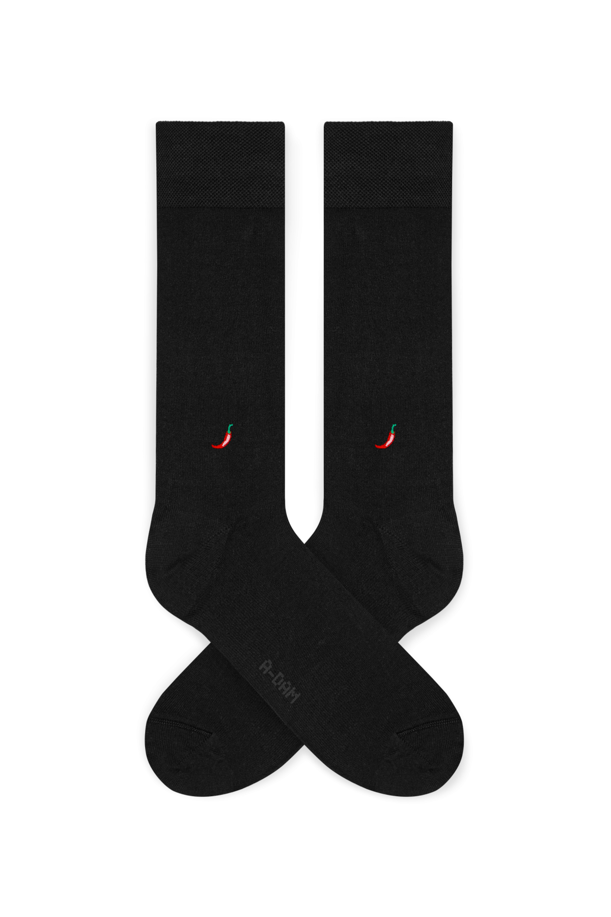 Socken Dress Black Pepper Schwarz von A-dam