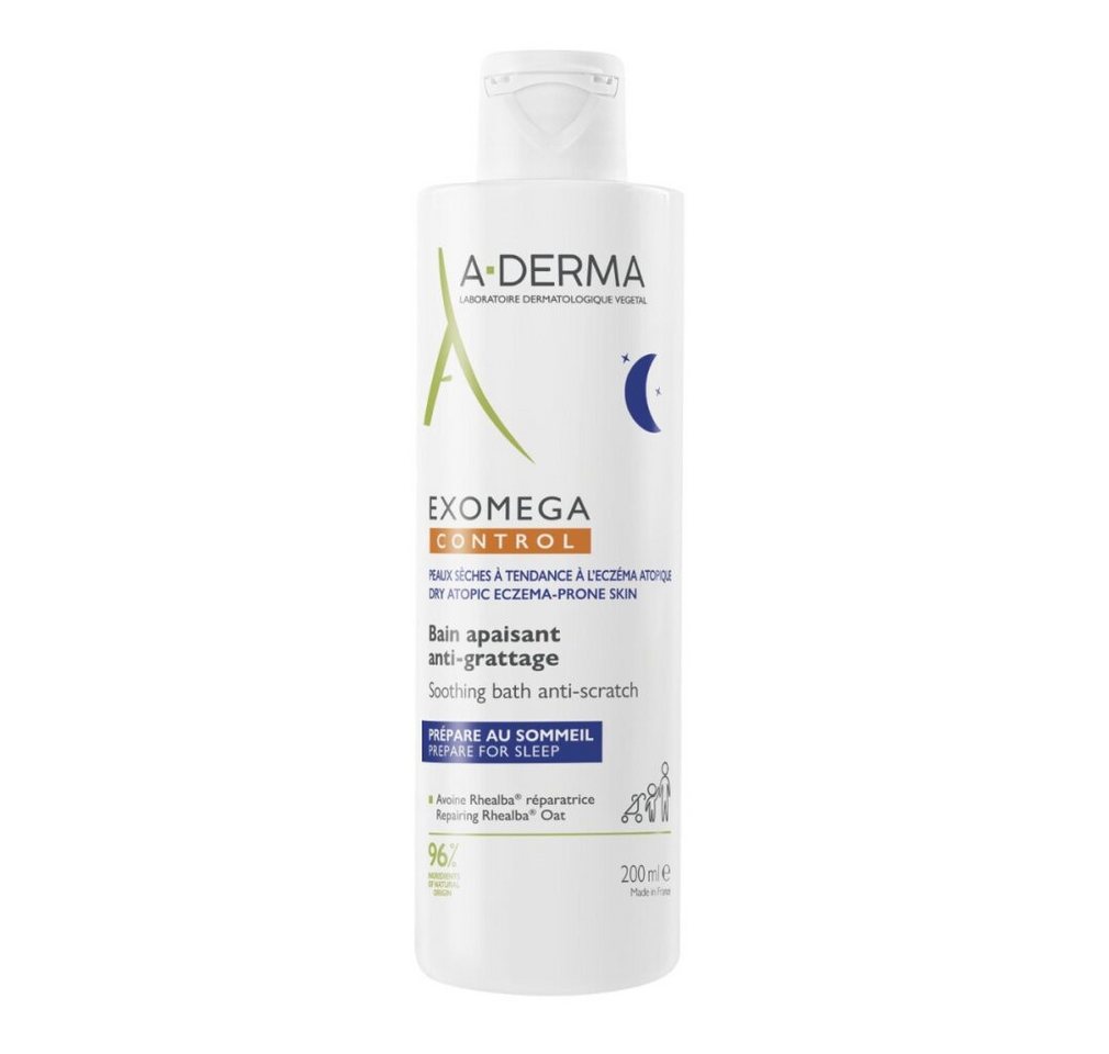 A-derma Körperpflegemittel Exomega Beruhigendes Bad - Volumen: 200 ml von A-derma