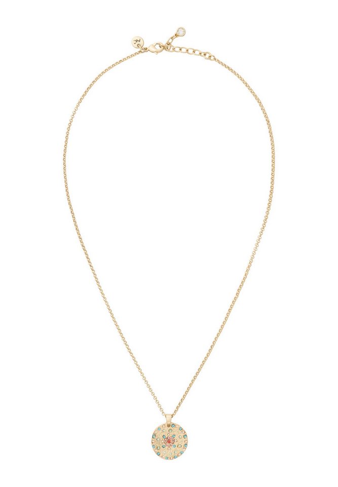 A&C Oslo – Nordic Design Jewellery Kette mit Anhänger Vibrance Gold, Funkelnde Details, glamouröser Look, festlicher Trend von A&C Oslo – Nordic Design Jewellery