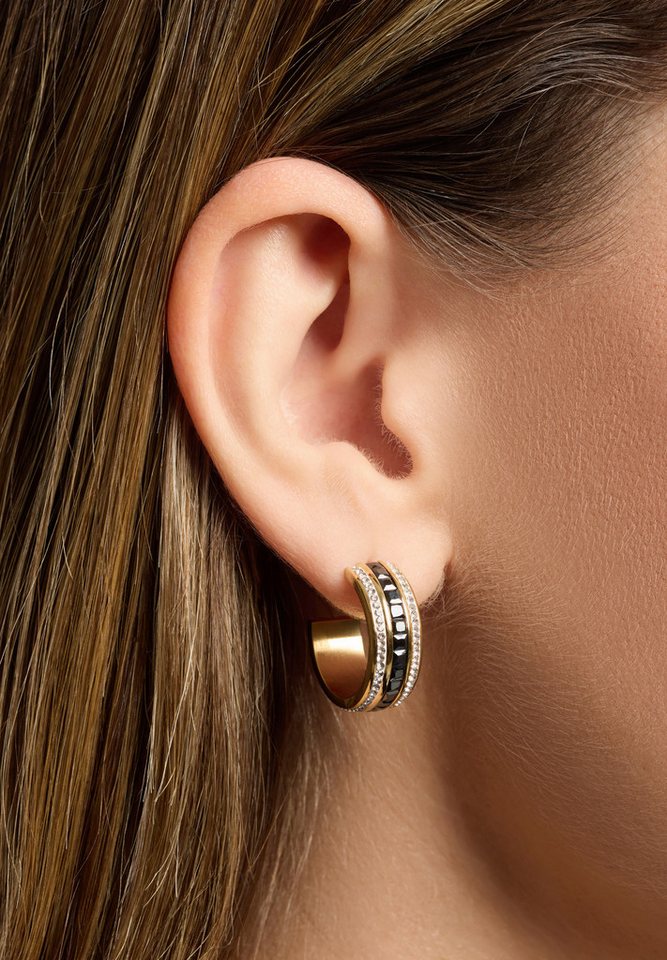 A&C Oslo – Nordic Design Jewellery Paar Ohrhänger Steel – Crystal Sparkle von A&C Oslo – Nordic Design Jewellery