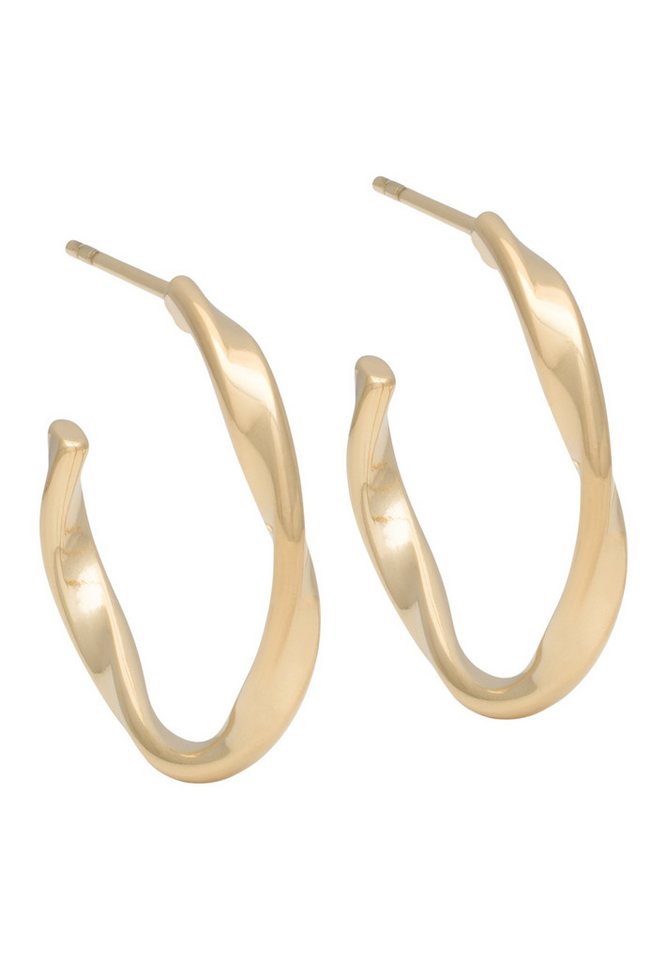 A&C Oslo – Nordic Design Jewellery Paar Ohrhänger Steel - Essentials - Hoops von A&C Oslo – Nordic Design Jewellery