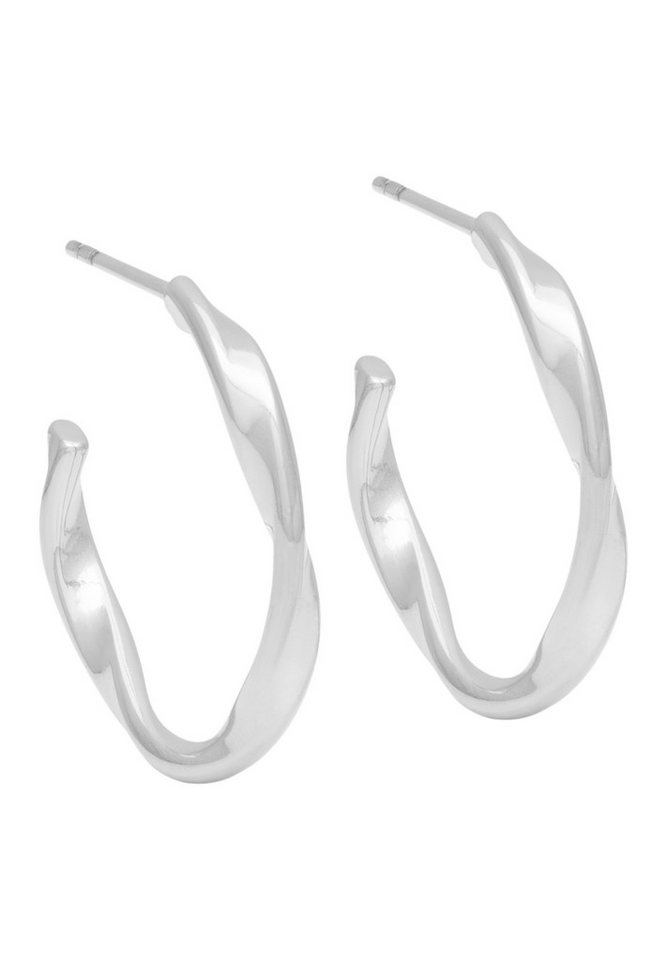 A&C Oslo – Nordic Design Jewellery Paar Ohrhänger Steel - Essentials - Hoops von A&C Oslo – Nordic Design Jewellery
