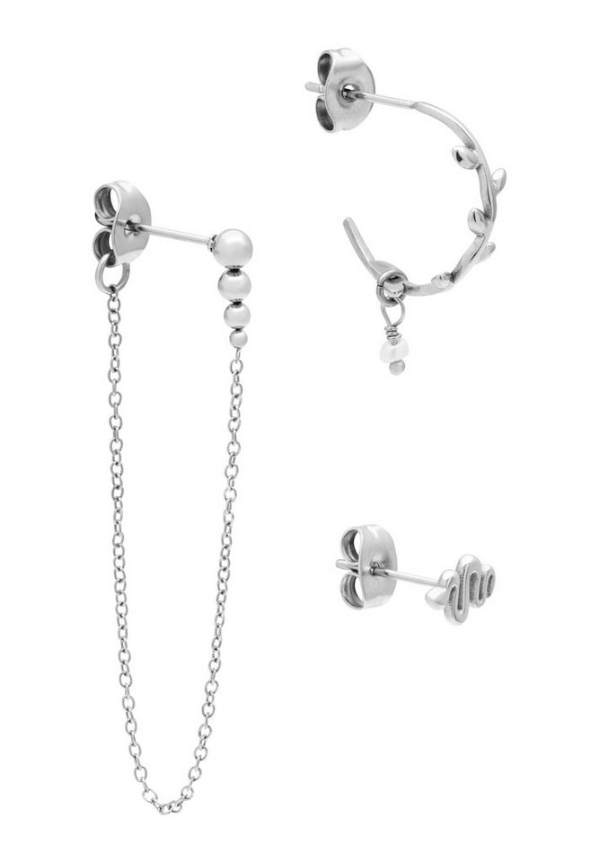 A&C Oslo – Nordic Design Jewellery Paar Ohrhänger Steel - Miniature, Glamouröses Accessoire, funkelnder Trend, stilvoll von A&C Oslo – Nordic Design Jewellery