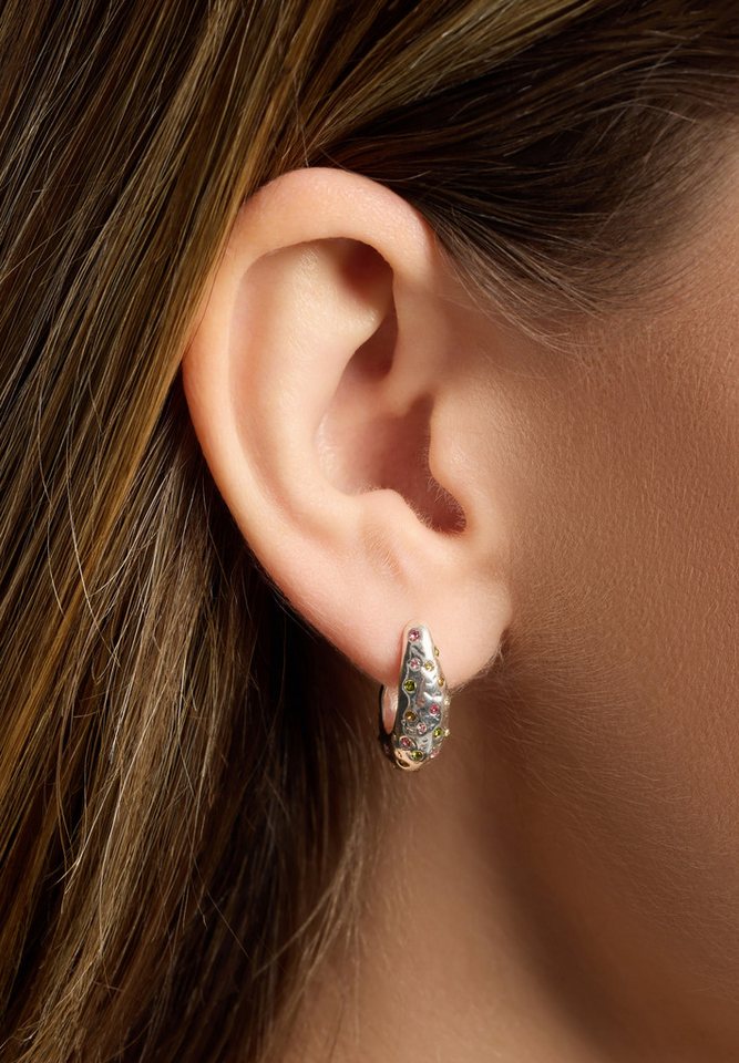 A&C Oslo – Nordic Design Jewellery Paar Ohrhänger Steel - Satin von A&C Oslo – Nordic Design Jewellery