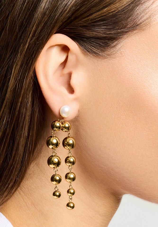 A&C Oslo – Nordic Design Jewellery Paar Ohrhänger Tone Damli - Pearls von A&C Oslo – Nordic Design Jewellery