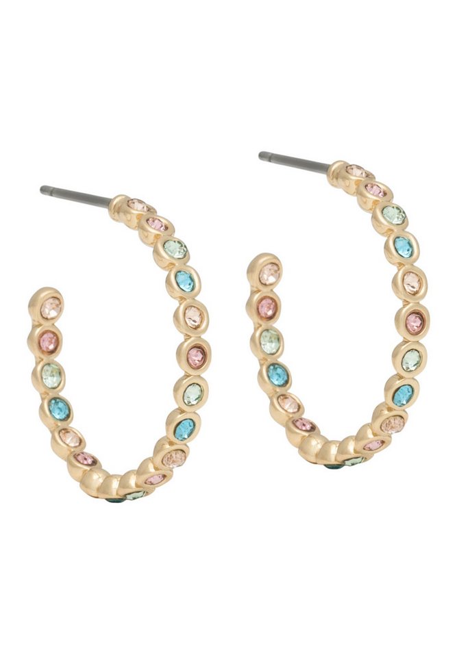 A&C Oslo – Nordic Design Jewellery Paar Ohrhänger Vibrance Gold, Hängendes Design, elegantes Accessoire, Trend Style von A&C Oslo – Nordic Design Jewellery