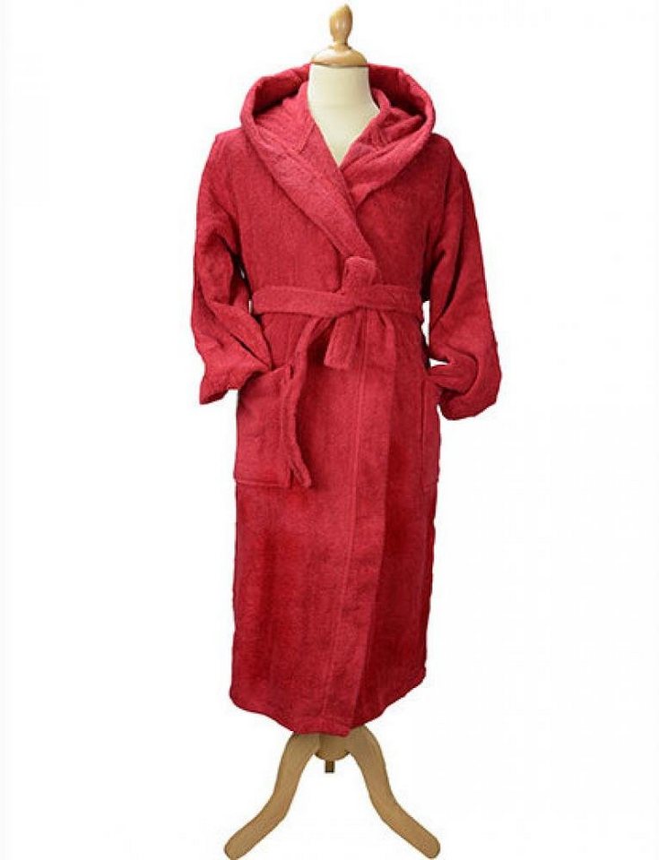 A&R Bademantel Herren Bademantel mit Kapuze Bathrobe with Hood von A&R