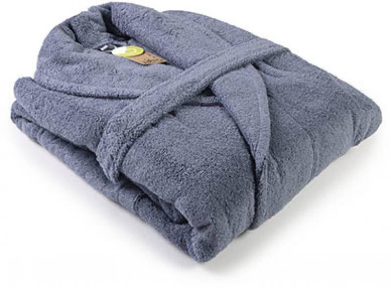 A&R Bademantel Herren Bademantel mit Schalkragen zertifiziert von A&R