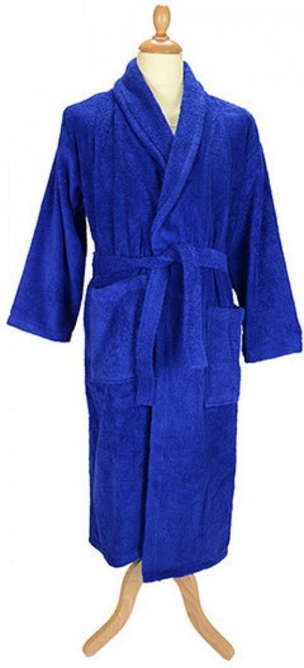 A&R Bademantel Herren Bademantel mit Schalkragen zertifiziert von A&R