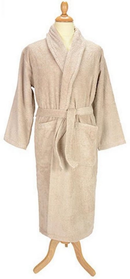 A&R Bademantel Herren Bademantel mit Schalkragen zertifiziert von A&R