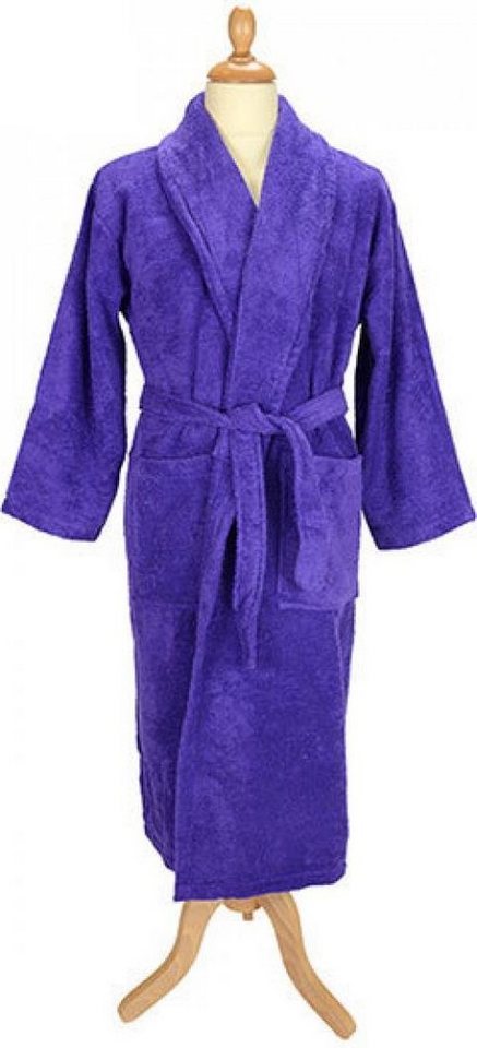 A&R Bademantel Herren Bademantel mit Schalkragen zertifiziert von A&R