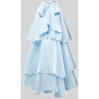 A-view Knielanges Kleid mit Volants Modell 'Demi' in Hellblau, Größe 34 von A-view