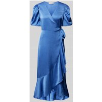 A-view Maxikleid mit Puffärmeln Modell 'Sinda' in Aqua, Größe 40 von A-view